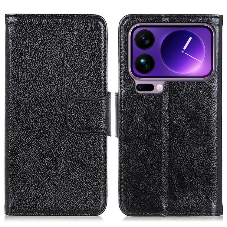 

For Xiaomi 17 Pro Max Nappa Texture Horizontal Flip Leather Phone Case(Black)