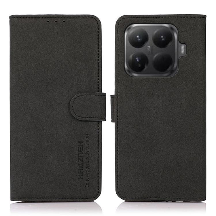 

For Xiaomi 15T Pro 5G KHAZNEH Matte Texture Leather Phone Case(Black)