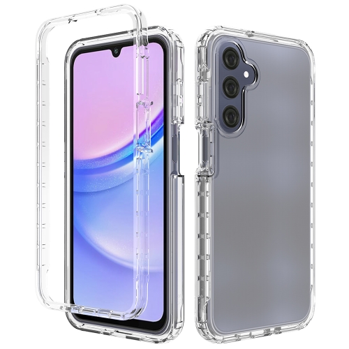 For Samsung Galaxy A16 5G Clear TPU Hybrid PC Shockproof Phone Case(Transparent)