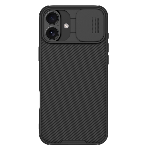 

For iPhone 16 NILLKIN CamShield Pro Magnetic PC Phone Case(Black)