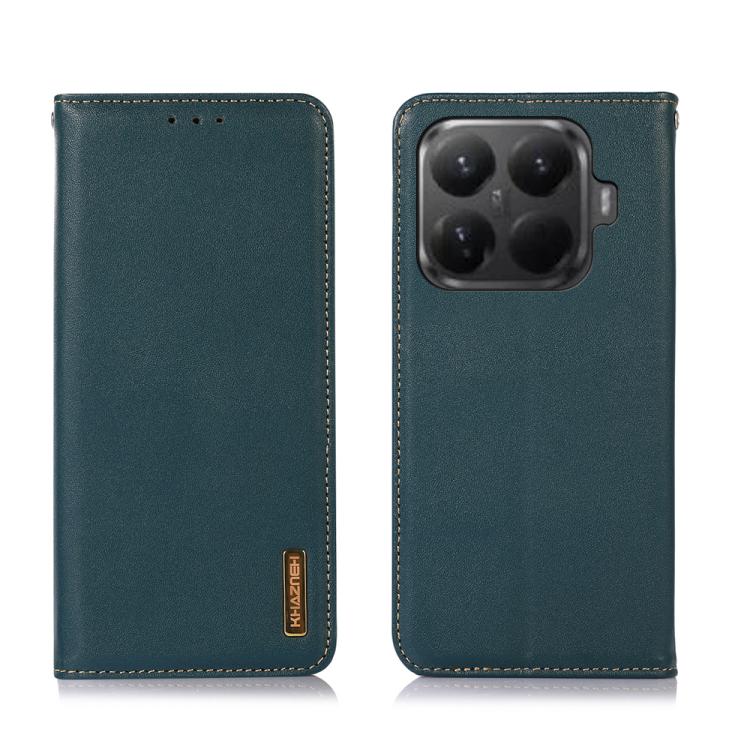 

For Xiaomi 15T Pro 5G KHAZNEH Nappa Top Layer Cowhide Leather Phone Case(Green)