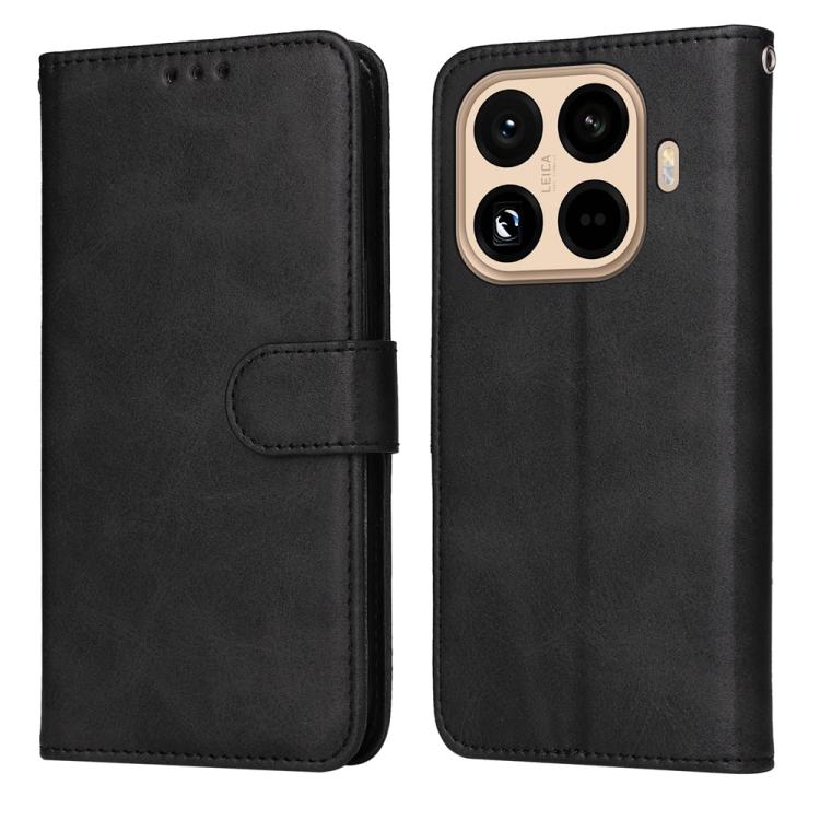 

For Xiaomi 15T Pro 5G Classic Calf Texture Flip Leather Phone Case(Black)