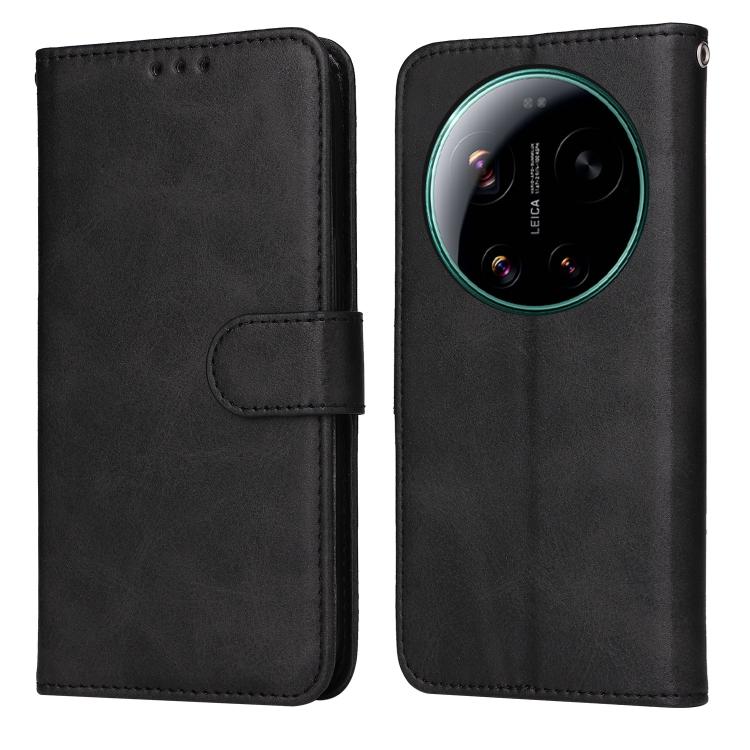 For Xiaomi 17 Ultra Classic Calf Texture Flip Leather Phone Case(Black)