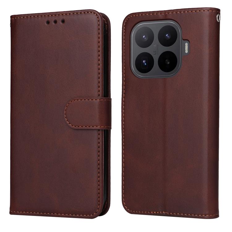 For Xiaomi 17T 5G Classic Calf Texture Flip Leather Phone Case(Brown)