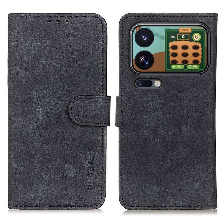 For Xiaomi 18 Pro Max 5G KHAZNEH Retro Texture Flip Leather Phone Case(Black)