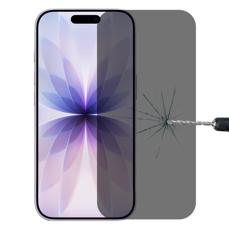 

For iPhone 17 High Transparency Full Cover Anti-spy Tempered Glass Film