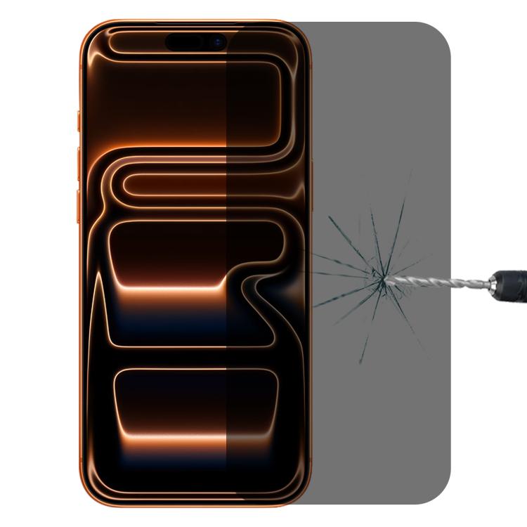 

For iPhone 17 Pro Max High Transparency Full Cover Anti-spy Tempered Glass Film