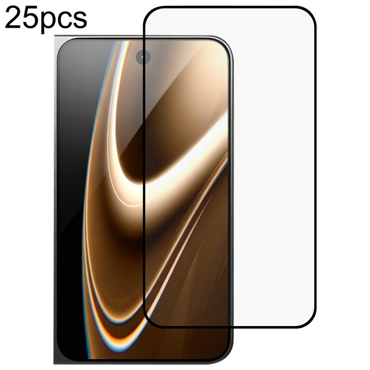 For iPhone Fold 25pcs Full Glue Screen Tempered Glass Film