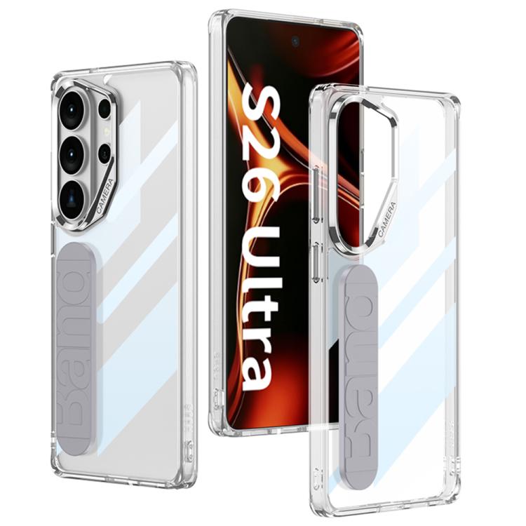 

For Samsung Galaxy S26 Ultra 5G GKK Space Silicone Wristband Phone Case(Gray)