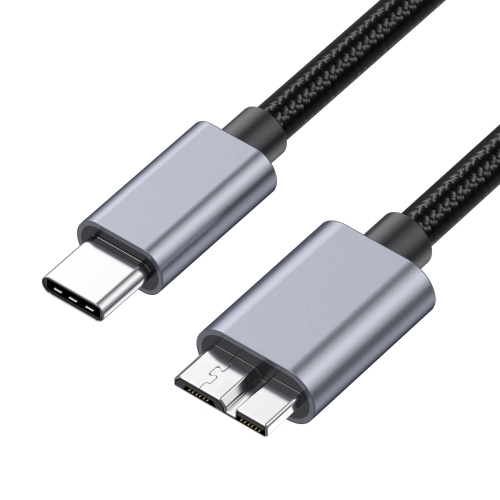 

10Gbps USB-C / Type-C 3.1 to Micro B Mobile Hard Disk Adapter Cable, Length:0.5m