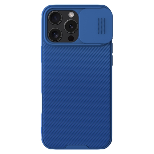 

For iPhone 16 Pro Max NILLKIN CamShield Pro PC Phone Case(Blue)