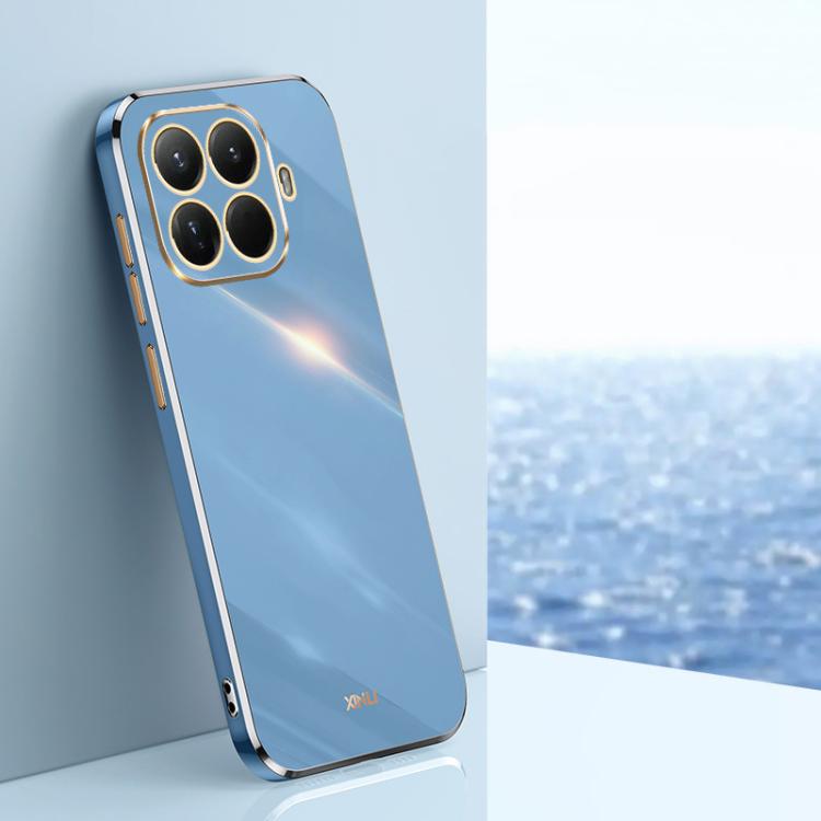 

For Xiaomi 15T Pro XINLI Straight Edge 6D Electroplate TPU Phone Case(Celestial Blue)
