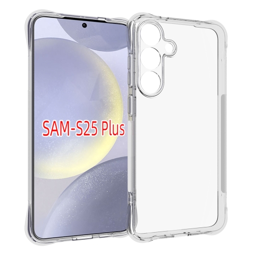 

For Samsung Galaxy S25 5G Shockproof Non-slip Thickening TPU Phone Case(Transparent)