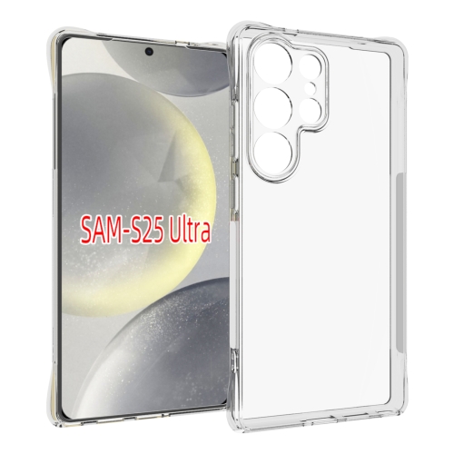 

For Samsung Galaxy S25 Ultra 5G Shockproof Non-slip Thickening TPU Phone Case(Transparent)