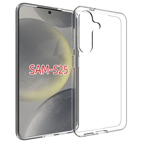 For Samsung Galaxy S25 5G Waterproof Texture TPU Phone Case(Transparent)