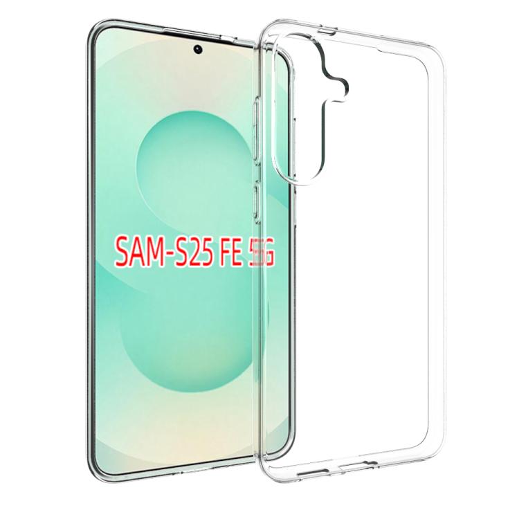 

For Samsung Galaxy S25 FE 5G Waterproof Texture TPU Phone Case(Transparent)