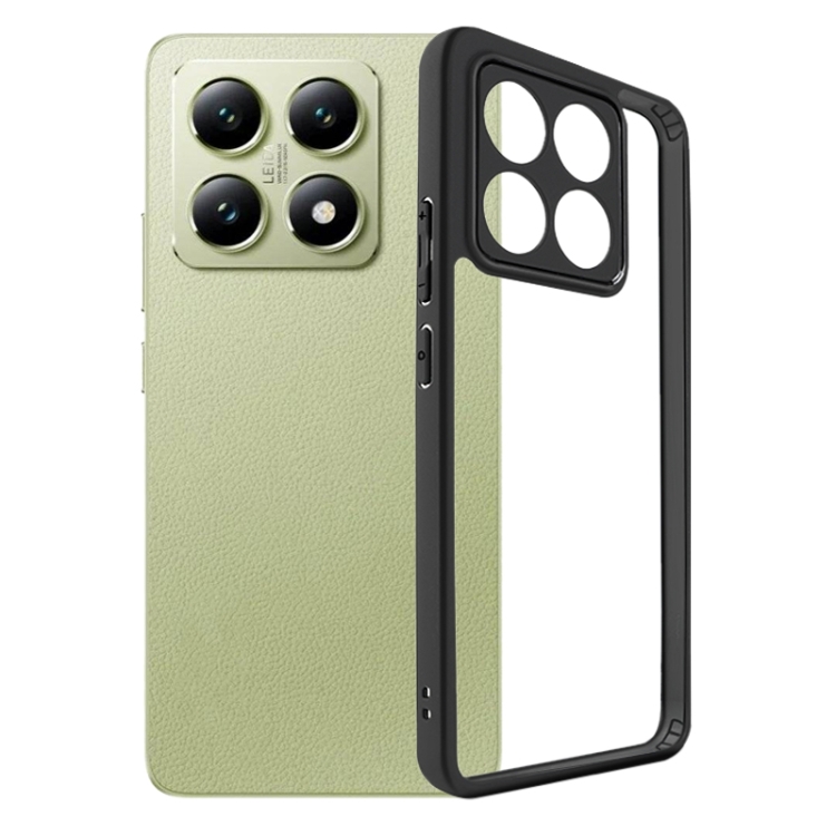 

For Xiaomi 14T Frosted TPU Hybrid Transparent PC Phone Case