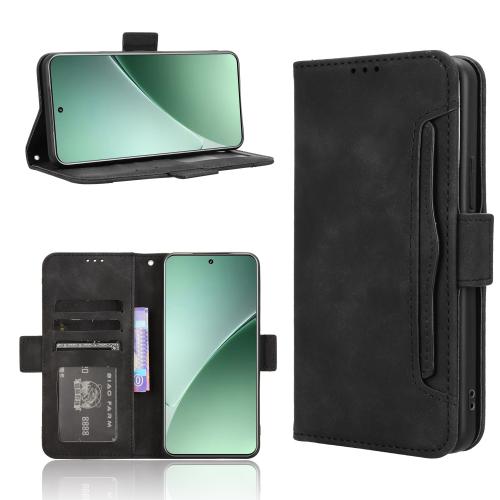 

For Xiaomi 15 Pro Skin Feel Calf Texture Card Slots Leather Phone Case(Black)