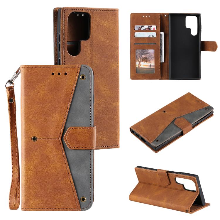 

For Samsung Galaxy S26 Ultra 5G Nail Skin Feel Stitching Calf Texture Leather Phone Case(Black)