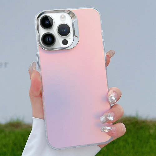 

For iPhone 13 Pro Max Color Plating Discoloration PC Phone Case(Silver)