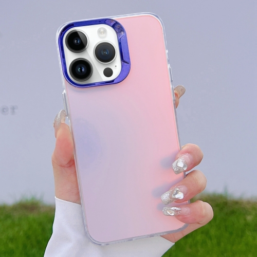 

For iPhone 12 Pro Color Plating Discoloration PC Phone Case(Purple)