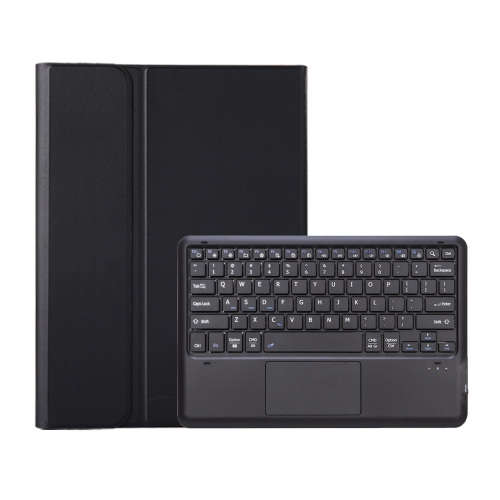 

For Samsung Galaxy Tab S10 Ultra A910B-A Touch Pad Detachable Bluetooth Keyboard Leather Tablet Case(Black)