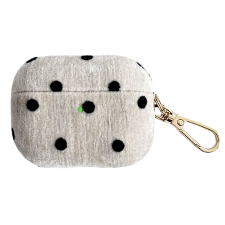 

For AirPods Pro Velvet Cloth + PC Headset Shockproof Case(White)
