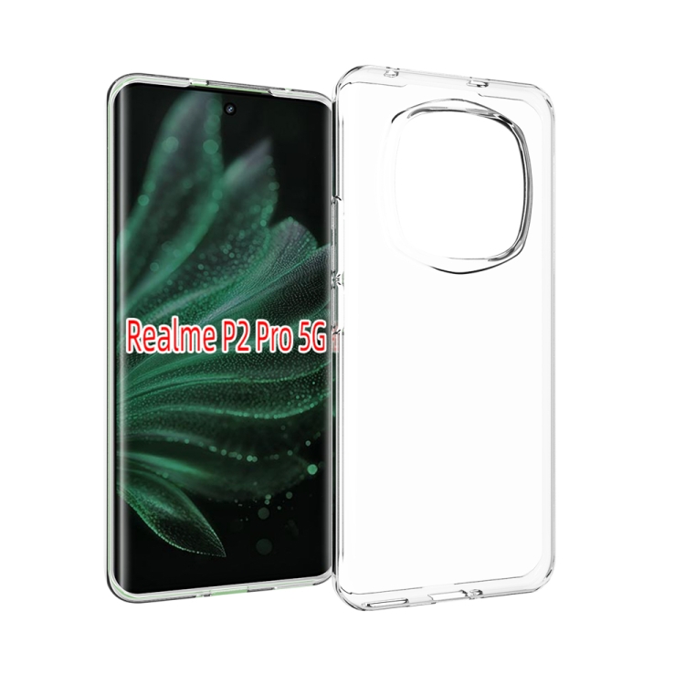 

For Realme P2 Pro 5G Waterproof Texture TPU Phone Case(Transparent)