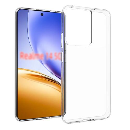 

For Realme 14 5G Waterproof Texture TPU Phone Case(Transparent)