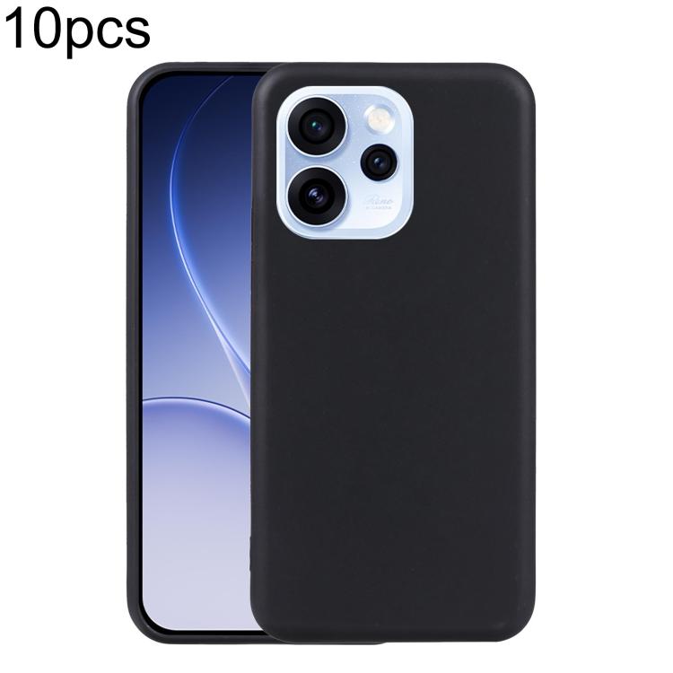 

For OPPO Reno15 Pro Mini 5G 10pcs TPU Phone Case(Black)