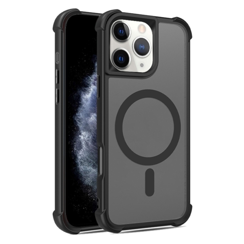 

For iPhone 11 Pro Max Skin Feel MagSafe Phone Case(Black)