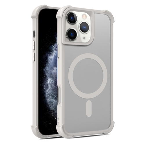 

For iPhone 11 Pro Max Skin Feel MagSafe Phone Case(Grey)