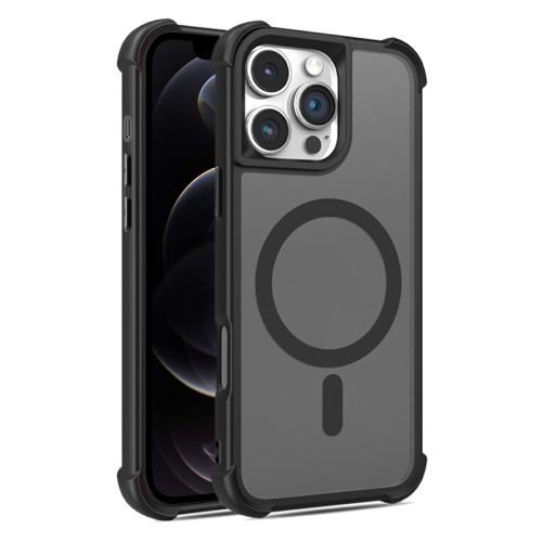 

For iPhone 12 / 12 Pro Skin Feel MagSafe Phone Case(Black)