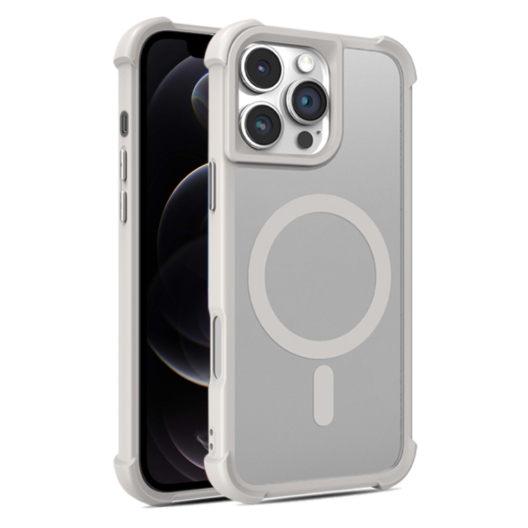 

For iPhone 12 / 12 Pro Skin Feel MagSafe Phone Case(Grey)