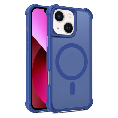 

For iPhone 14 / 13 Skin Feel MagSafe Phone Case(Blue)