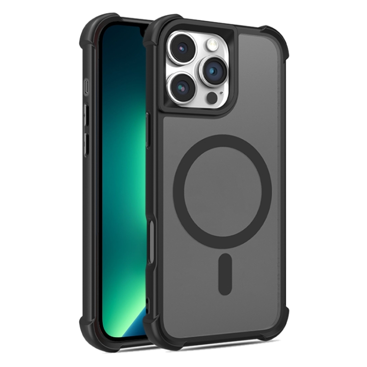 

For iPhone 13 Pro Max Skin Feel MagSafe Phone Case(Black)