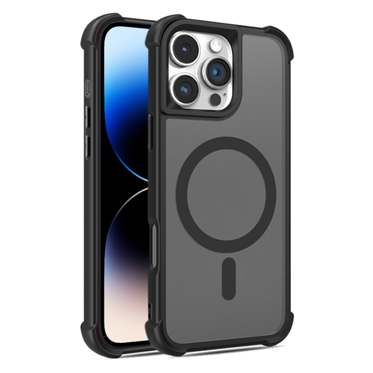 

For iPhone 14 Pro Skin Feel MagSafe Phone Case(Black)