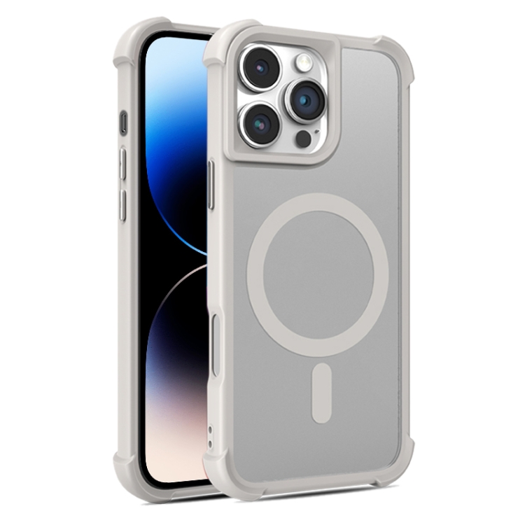 

For iPhone 14 Pro Skin Feel MagSafe Phone Case(Grey)