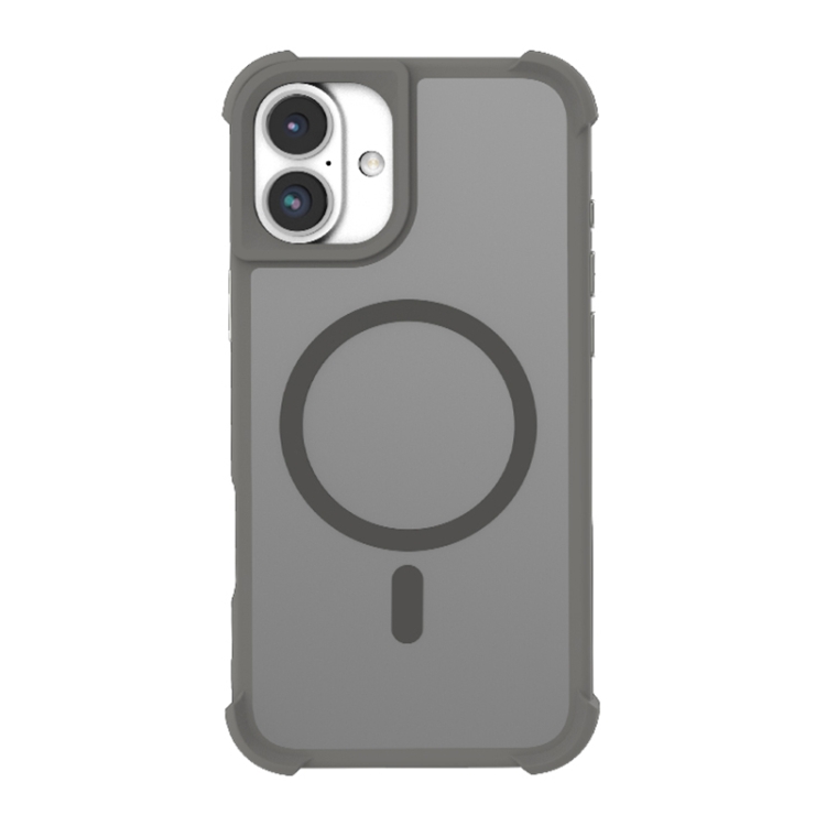 

For iPhone 16 Plus Skin Feel MagSafe Phone Case(Grey)