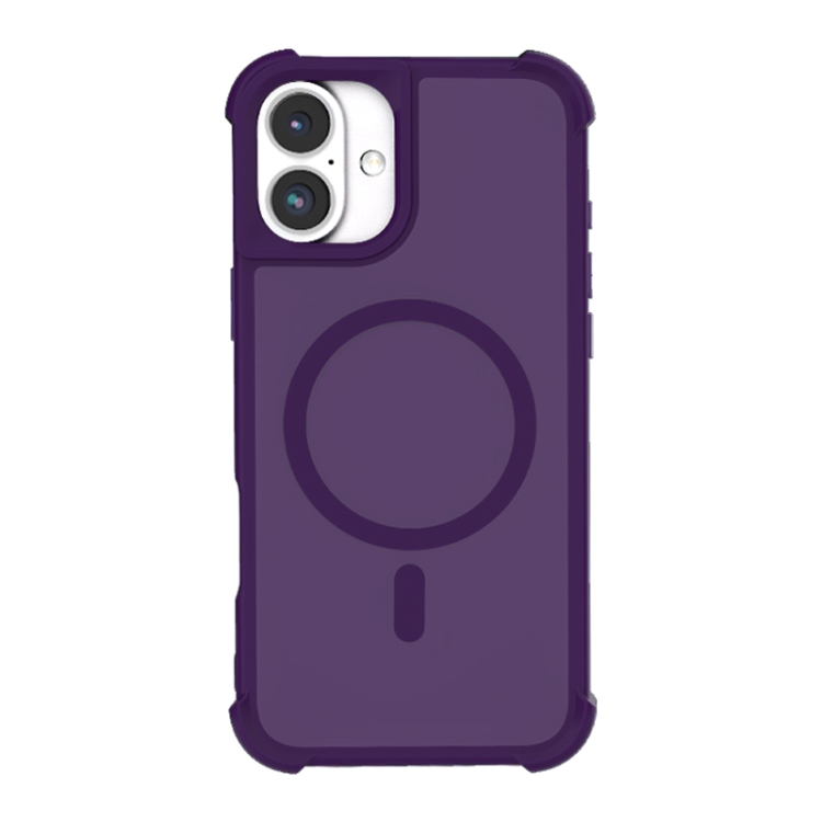 

For iPhone 16 Plus Skin Feel MagSafe Phone Case(Purple)