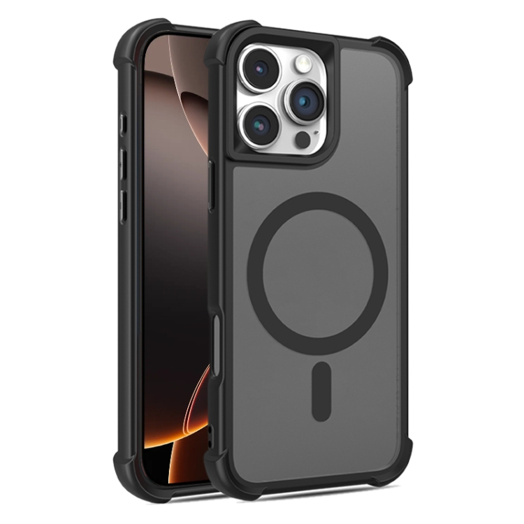 

For iPhone 16 Pro Skin Feel MagSafe Phone Case(Black)