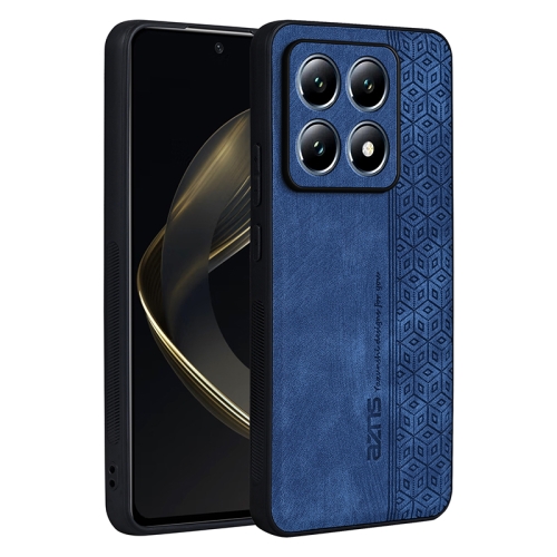 

For Xiaomi 14T Pro AZNS 3D Embossed Skin Feel Phone Case(Sapphire Blue)