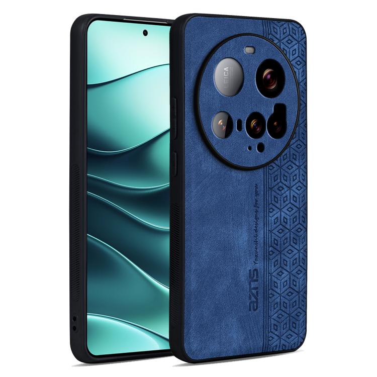 

For Xiaomi 15 Ultra AZNS 3D Embossed Skin Feel Phone Case(Sapphire Blue)