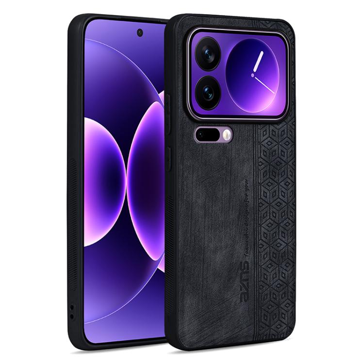 

For Xiaomi 17 Pro AZNS 3D Embossed Skin Feel Phone Case(Black)