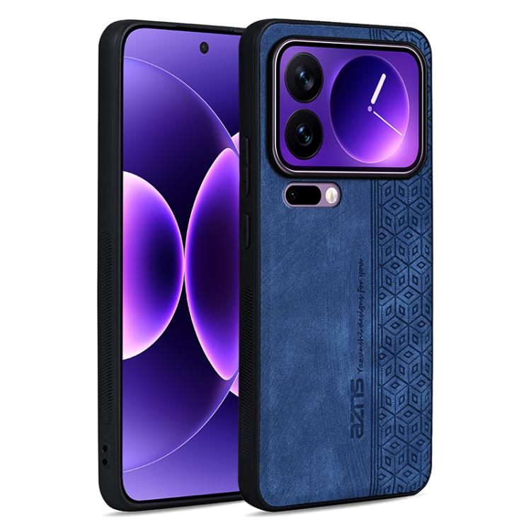 

For Xiaomi 17 Pro AZNS 3D Embossed Skin Feel Phone Case(Sapphire Blue)