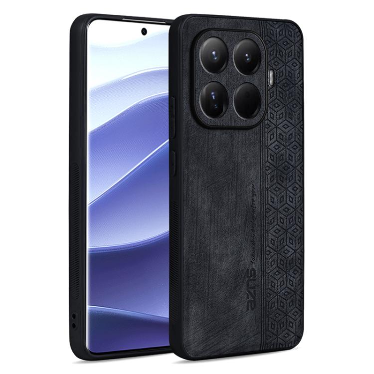 

For Xiaomi 15T Pro 5G AZNS 3D Embossed Skin Feel Phone Case(Black)