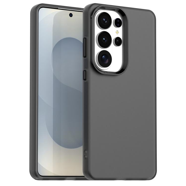 

For Samsung Galaxy S26 Ultra 5G Candy PC Hybrid TPU Shockproof Phone Case(Black)