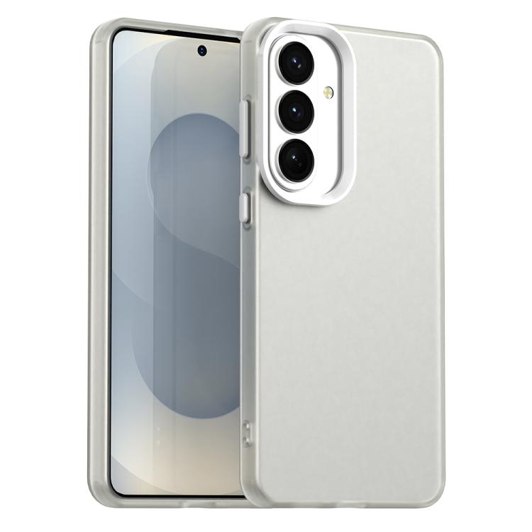 

For Samsung Galaxy S26 5G Candy PC Hybrid TPU Shockproof Phone Case(White)