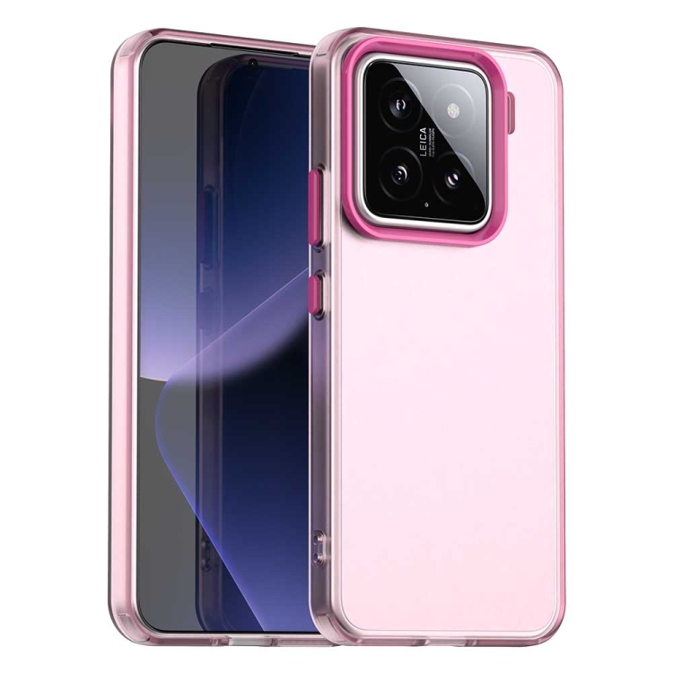 

For Xiaomi 15 Candy PC Hybrid TPU Shockproof Phone Case(Red)