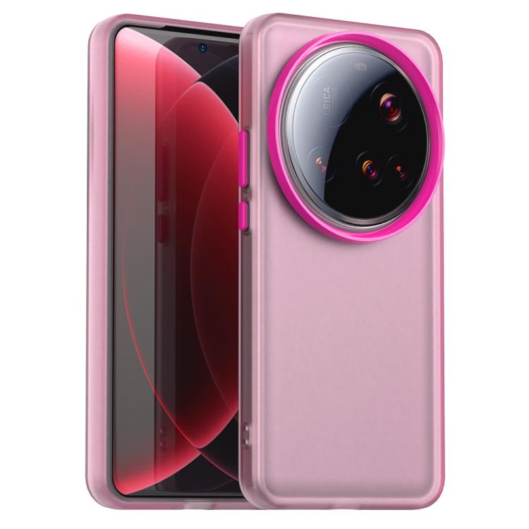 

For Xiaomi 15 Ultra Candy PC Hybrid TPU Shockproof Phone Case(Red)